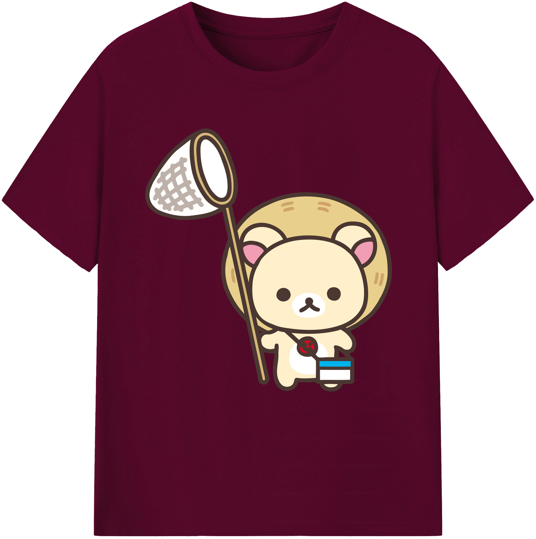 （画像用） リラックマ リラックマ キイロイトリ Rilakkuma Korilakkuma Kiiroitori レディースカジュアルプリントTシャツ（綿100％）